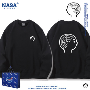 NASA联名陈奕迅演唱会eason同款 印花应援服男女圆领卫衣春秋上衣