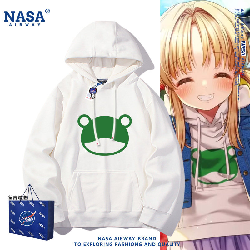 NASA联名东方Project 洩矢诹访子 青蛙子周边同款cos连帽卫衣春秋
