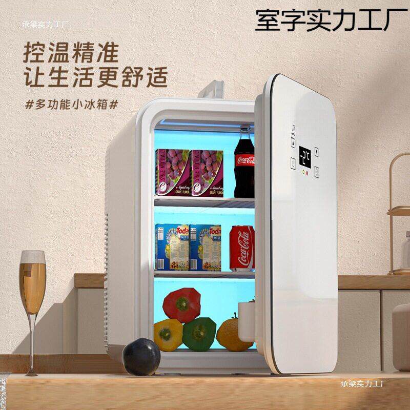 新型小冰箱小型迷你简易加热制冷化妆品宿舍车载家用冷藏保鲜