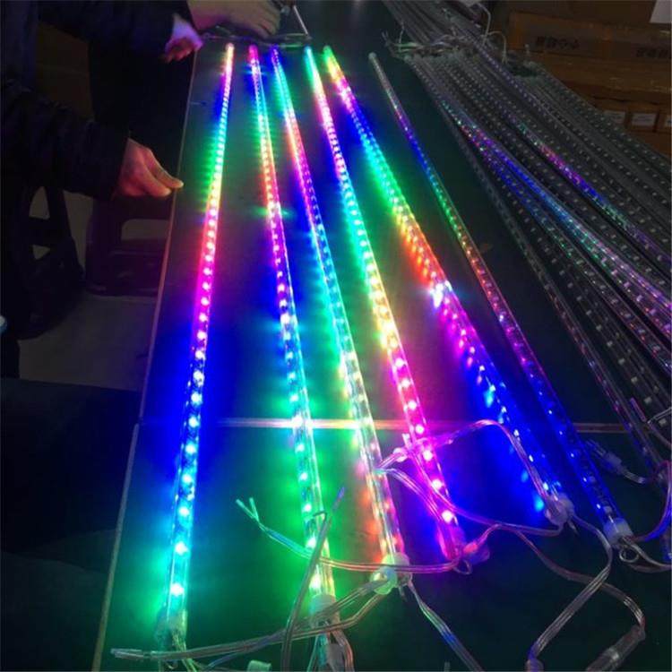 LED数码流星灯管贴片流星管户外亮化酒吧庭院2811跑马流水流星管