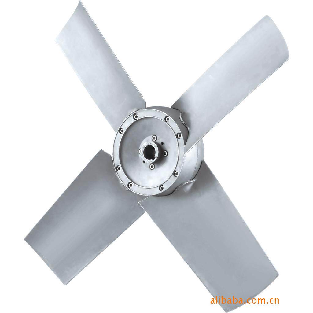 上海理通6号600mm轴孔24/28可调节角度 铝合金单面四片风叶轮扇叶
