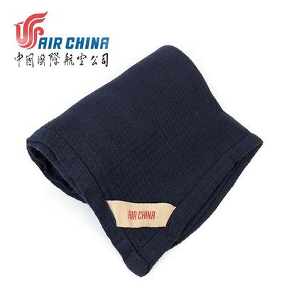 国航飞机空调毯空乘毯子午睡小毛毯腈纶毛毯春秋毯空调毯纯色毛毯