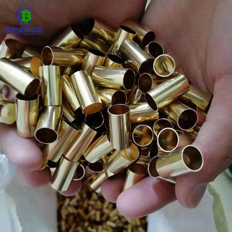 机械零件用铜衬套精密切割黄铜套 H65黄铜细管感应器铜套薄壁铜管