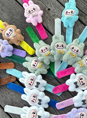 可爱毛绒卡通公仔啪啪圈小朋友活动小礼物学生奖品幼儿园小礼品