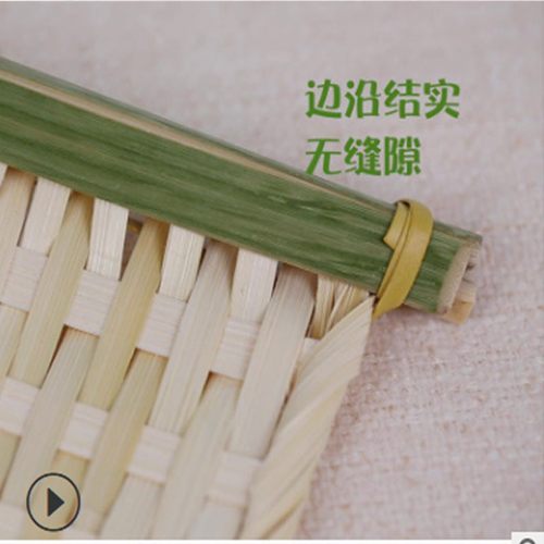 手工竹编小簸箕 竹制品 装饰品竹编筲箕畚箕 小竹篮竹编簸箕农家