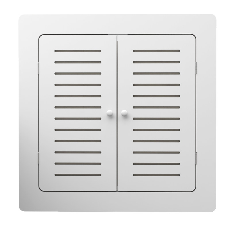 地暖分水器遮挡罩地热管道暖气片遮挡柜洞口阀门开关装饰遮丑挡板