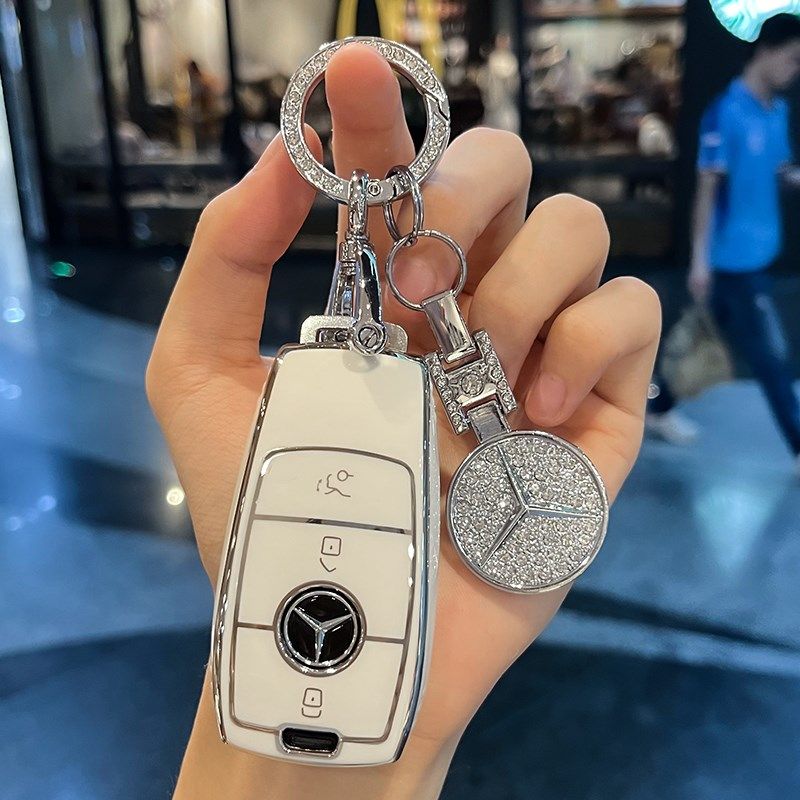 奔驰e300l钥匙套e系c系c260l壳a200l扣c200l包glc300l汽车gla专用