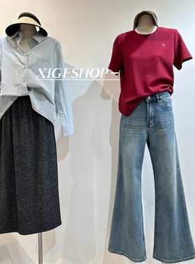 白色肌理感叠穿内搭衬衫女春季简约大气显瘦百搭休闲长袖衬衣2025