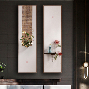 墙面装 墙上客厅背景墙饰房间卧室餐厅书房玄关家居壁饰 饰品新中式