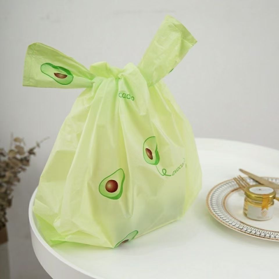 彩色高颜值卡通背心塑料袋超市外卖便利水果店地摊文体包装袋加厚