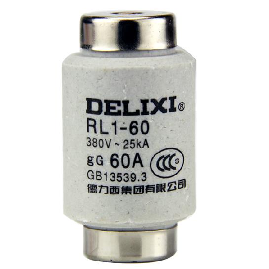 螺旋式熔断器 熔芯 保险丝 RL1-60A 不带座40A 30A25A 100A 200A