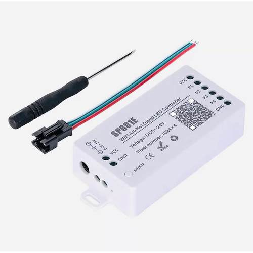 SP801E WiFi Art-Net DC5V~24V 幻彩LED控制器, 效果支持多种自定
