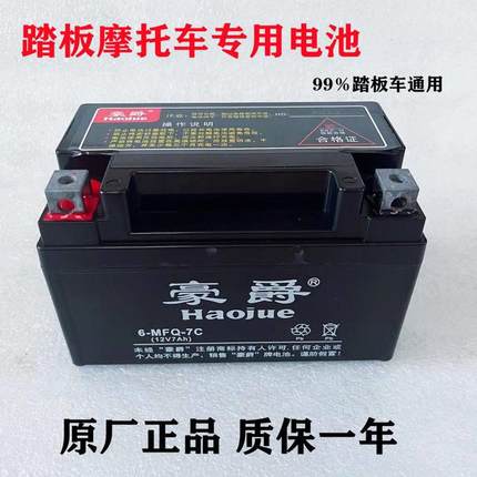 全新原装12v通用YTX7A-BS海王星鬼火女士免维护踏板摩托车干电瓶