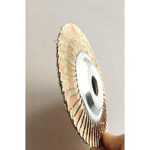 热销坚力士百页片百叶片铁芯抛光片花型叶轮320软硬不锈钢打磨片