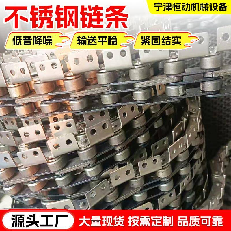 碳钢异型工业输送链条刮板机板式传动链不锈钢带耳滚子链条输送链