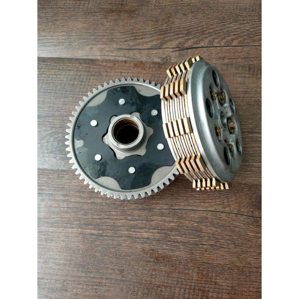 适用摩托车GS125 太子GN125 钻豹HJ125K 离合器片小鼓总成离合器