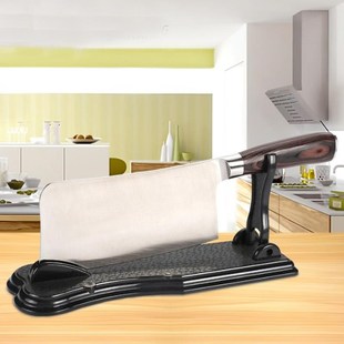 可折叠新款立式塑料刀座 家用厨房可拆卸单刀刀架 菜刀刀座展示架