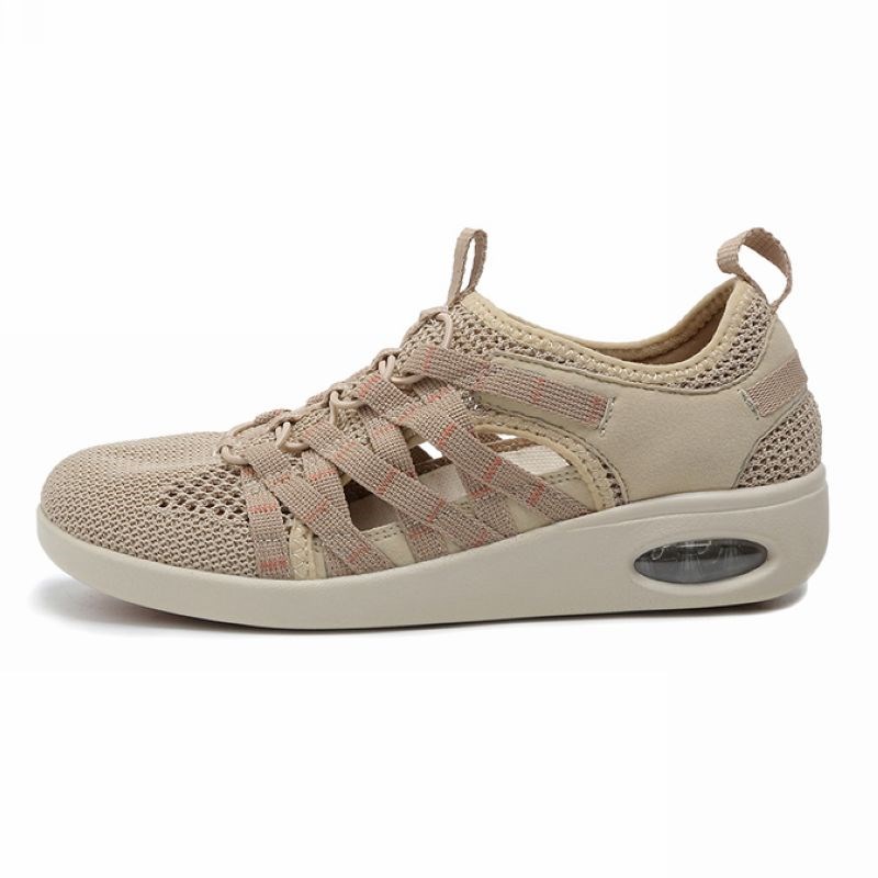 防滑老人沙滩鞋夏季旅游鞋耐磨透气气垫减震老妈运动凉鞋女妈妈鞋