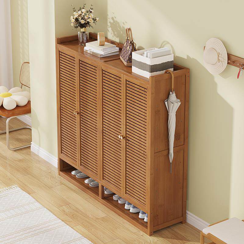 家用门口外多层鞋架防尘小鞋柜子室C内楼道竹简易新款2024爆款入