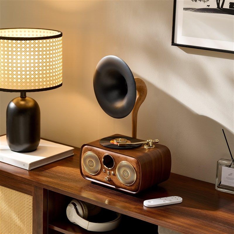 轻奢艺术蓝牙迷你音箱氛围感,影音电器,黑胶唱片机,淘宝优惠券,粉丝福利购,淘宝优惠卷