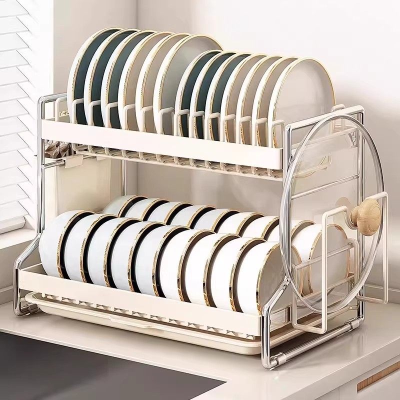 碗碟收纳架厨房台面多功能置物架家用放碗碟子盘子餐具多层沥水架,厨房/烹饪用具,碗架,淘宝优惠券,粉丝福利购,淘宝优惠卷
