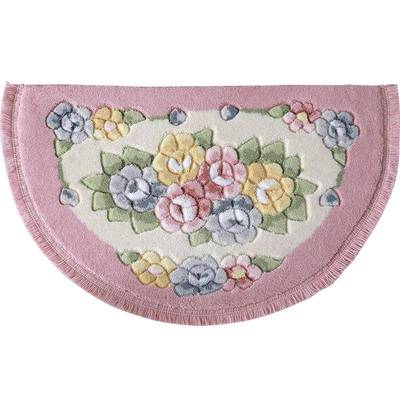 流苏半圆地垫卧室浴室门垫进门脚垫卫生间门口吸水防滑垫子