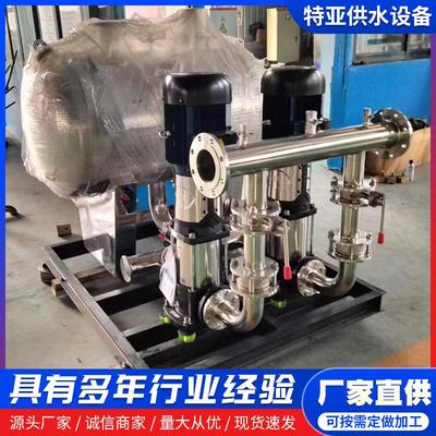 全自动无负压稳压给水设备不锈钢箱式变频二次增压供水系统高压