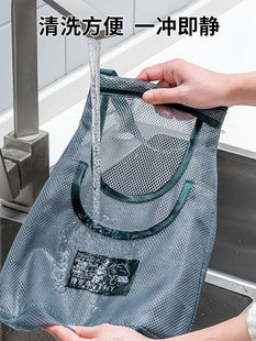 果蔬收纳网袋厨房收纳袋挂袋墙挂式大蒜生姜收纳装蒜网兜储物袋子
