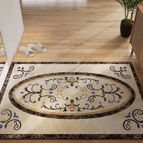 PVC进门地垫入户门垫欧式免洗家用脚垫厨房垫防水防油大门口垫子