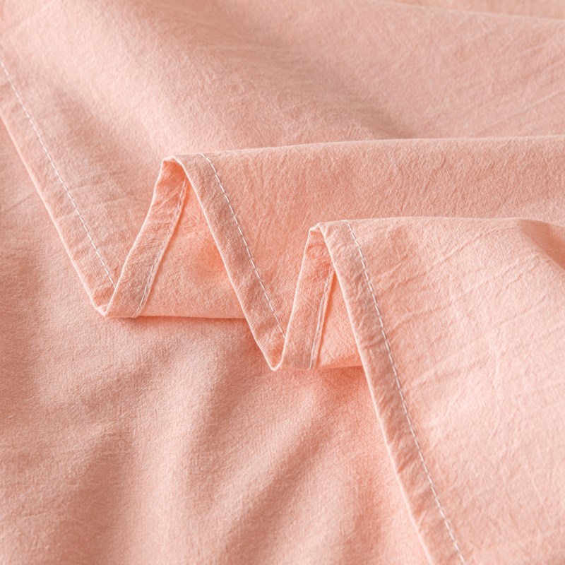 A类纯棉水洗棉床单单件100全棉被单枕套2三件套宿舍学生单人垫单