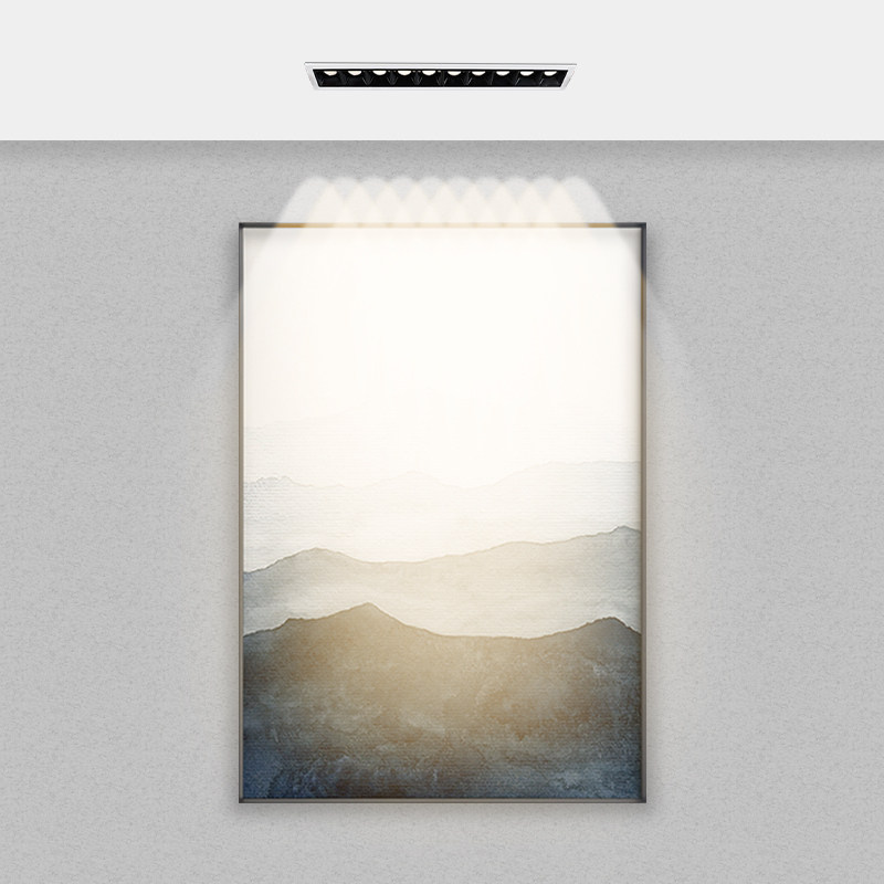 长条射灯led嵌入式天花格栅灯线性客厅无主灯长方形聚光防眩射灯,家装灯饰光源,格栅灯,淘宝优惠券,粉丝福利购,淘宝优惠卷