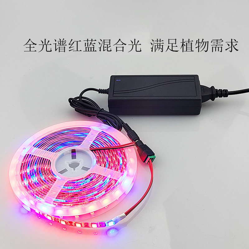 低压全光谱植物生长补光灯带家用阳台大棚多肉蔬果花卉上色防徒长,家装灯饰光源,室内LED灯带,淘宝优惠券,粉丝福利购,淘宝优惠卷
