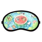 线条小狗可爱卡通周边男生女生学生宿舍午睡遮光冰敷冷热两用眼罩