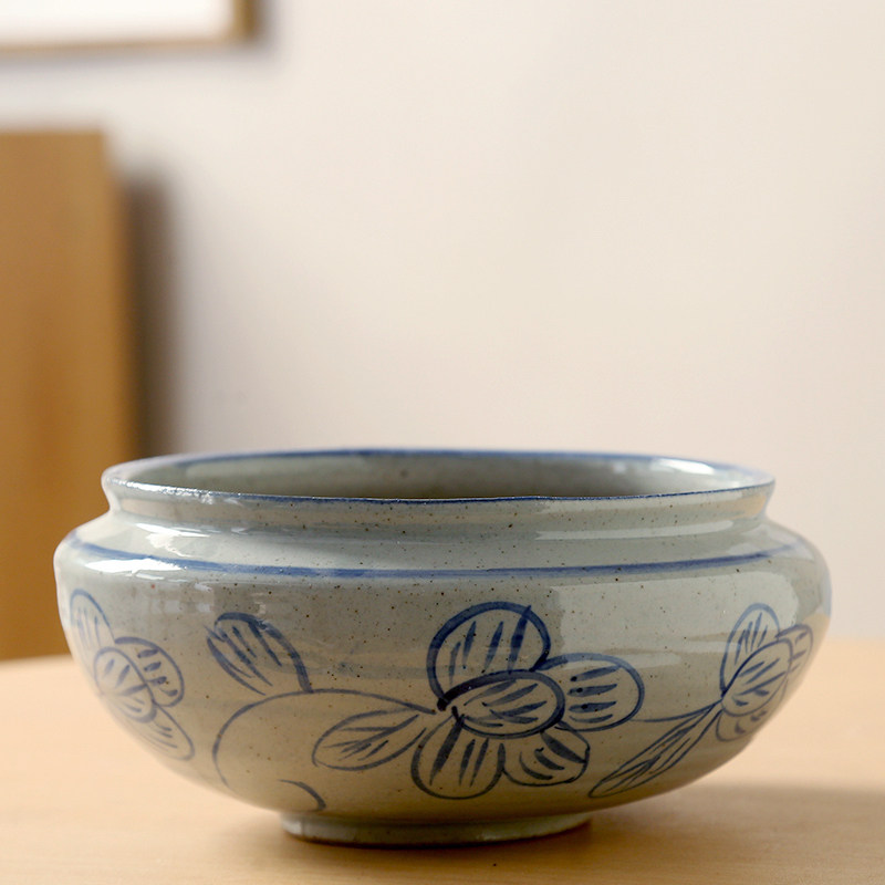 多肉群生花盆拼盘大口径青花手绘彩绘个性创意复古桌面家居装饰,鲜花速递/花卉仿真/绿植园艺,花盆,淘宝优惠券,粉丝福利购,淘宝优惠卷