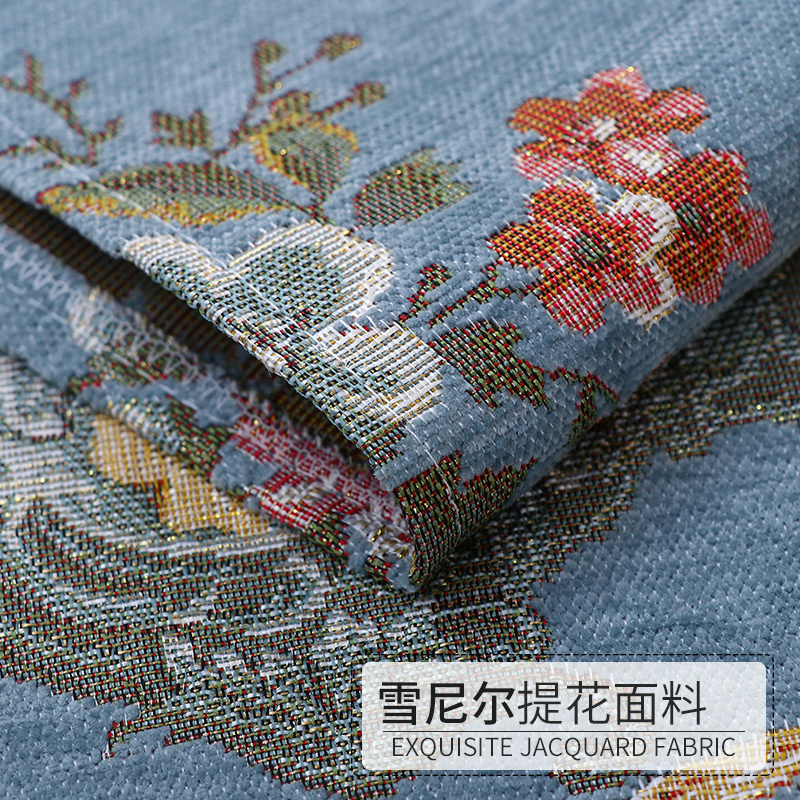 冰箱防尘罩布单双开门家用布艺遮盖防灰尘防尘雪尼尔冰箱盖布盖巾