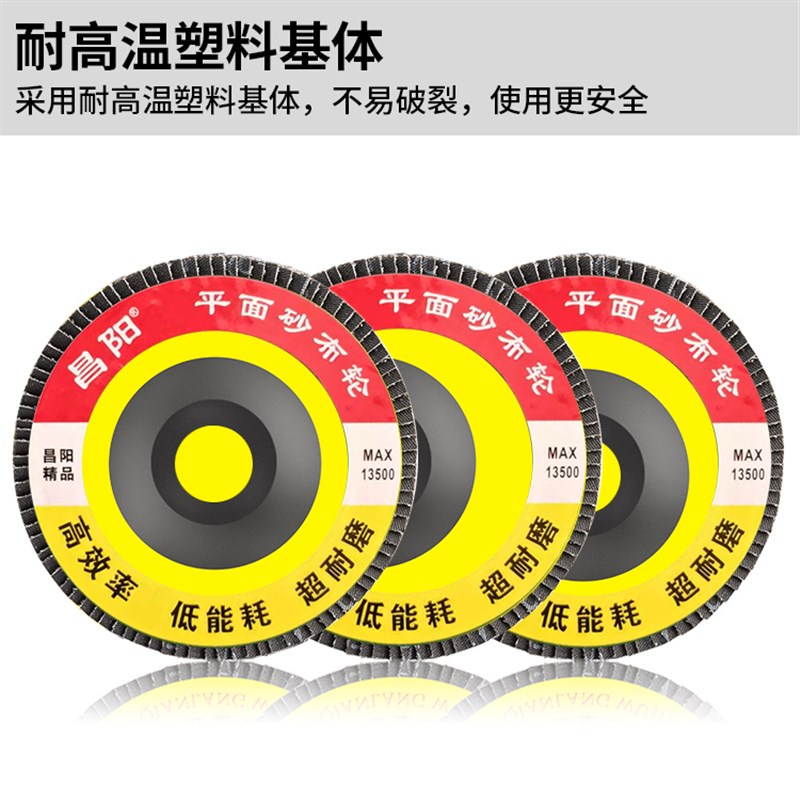 125型百叶片木头木材角磨机打磨片抛光片不锈钢磨光片百叶轮