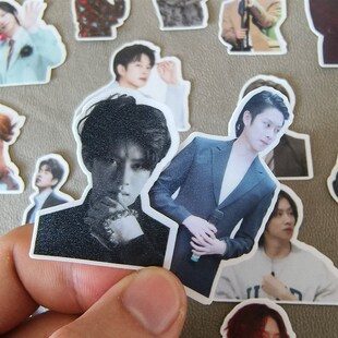 SuperJunior 金希澈手账贴纸韩国明星行李箱贴画电脑应援贴装饰