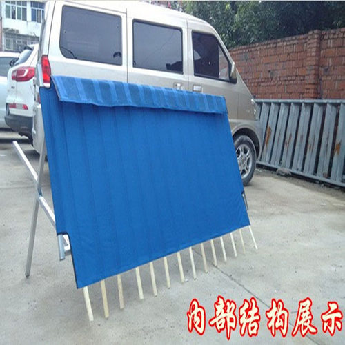 折叠地摊货架夜市摆摊用的货架子展示架地摊竹布席帘地摊货架展架