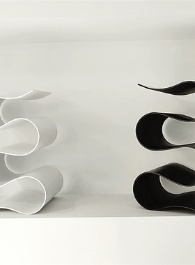 秘密卡车几何家居置物架收纳架S型酒架书架民宿咖啡馆装饰摆件