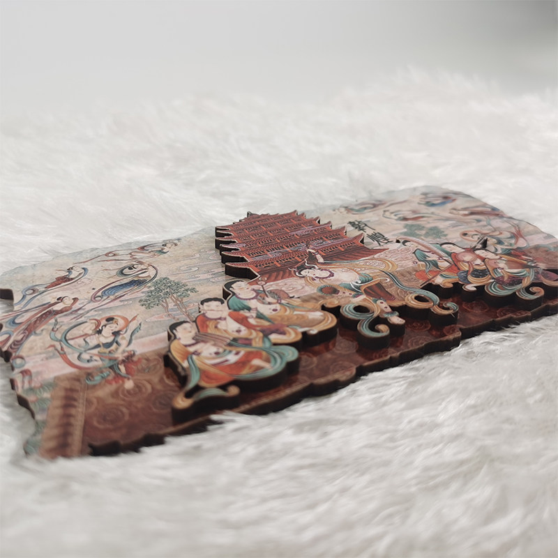 敦煌壁画木质冰箱贴复古风创意3d立体装饰磁性贴旅游纪念品包邮,节庆用品/礼品,文化创意冰箱贴,淘宝优惠券,粉丝福利购,淘宝优惠卷