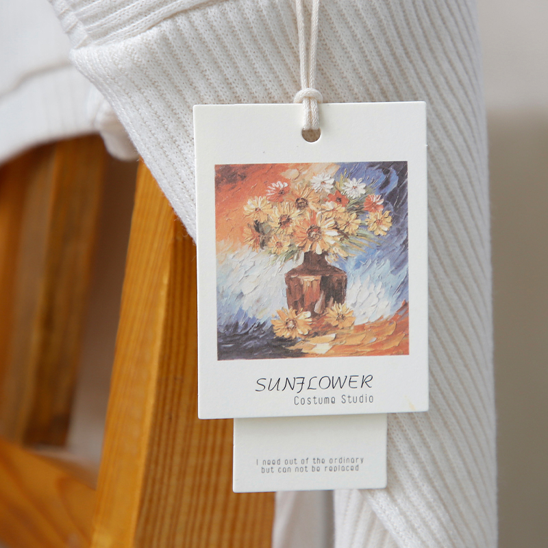 吊牌定做设计 服装小标签定制 订做衣服挂牌女装标价签印刷 产品