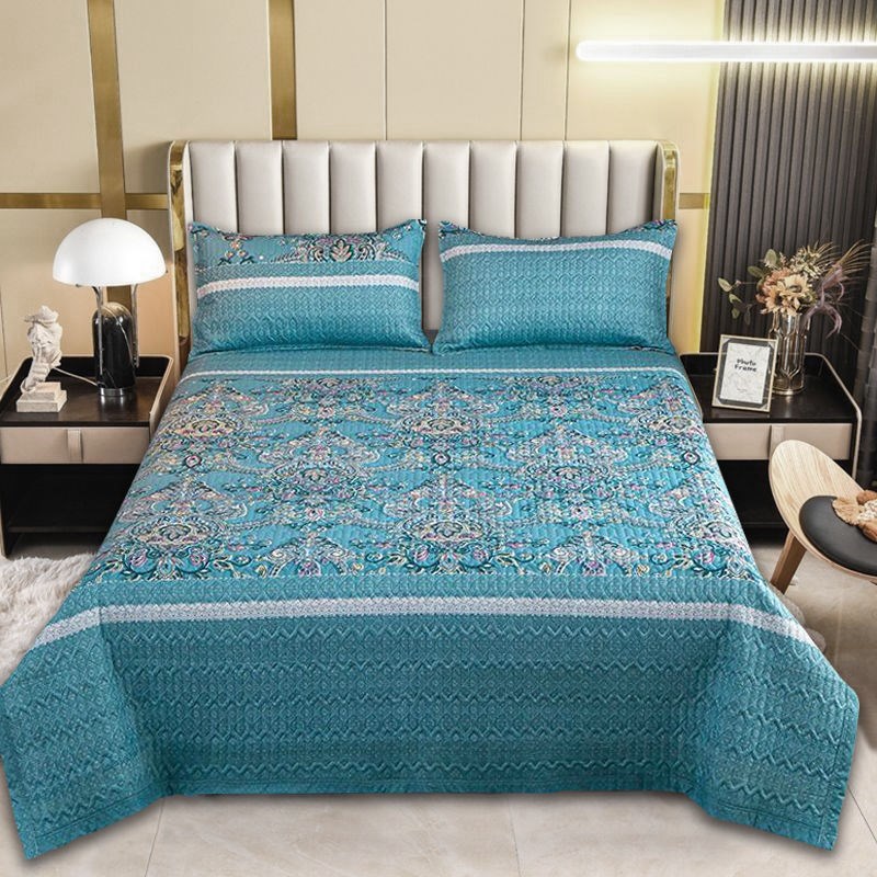 四季通用床盖加厚被单夹棉床单床毯宿舍1.5单人2米双人床防滑垫单