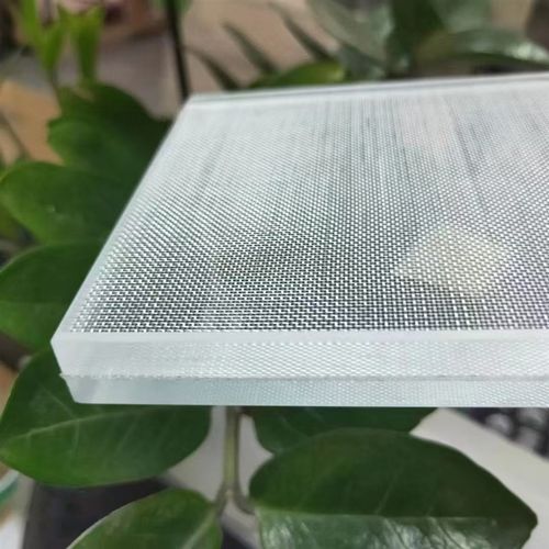 夹丝玻璃酒店屏风厨房推拉门双层夹娟工艺艺术玻璃山水画渐变工厂