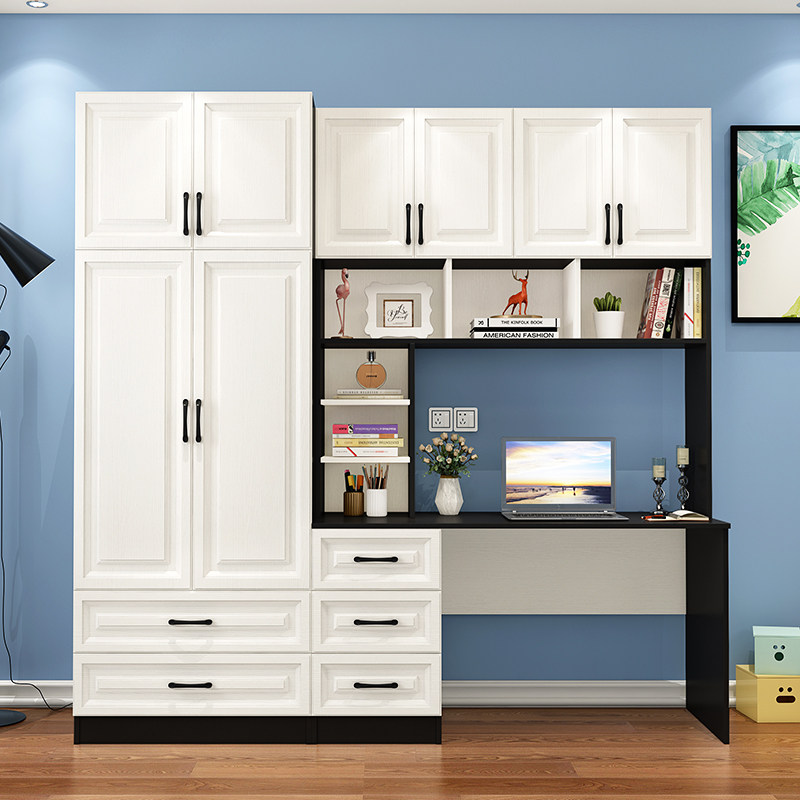 书房书柜儿童电脑桌家用书桌书架写字台式办公桌学习桌子组合衣柜,住宅家具,书桌,淘宝优惠券,粉丝福利购,淘宝优惠卷