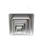 PVC方管水培种植方型塑料管长方形下水落水雨水管排水系统套线槽