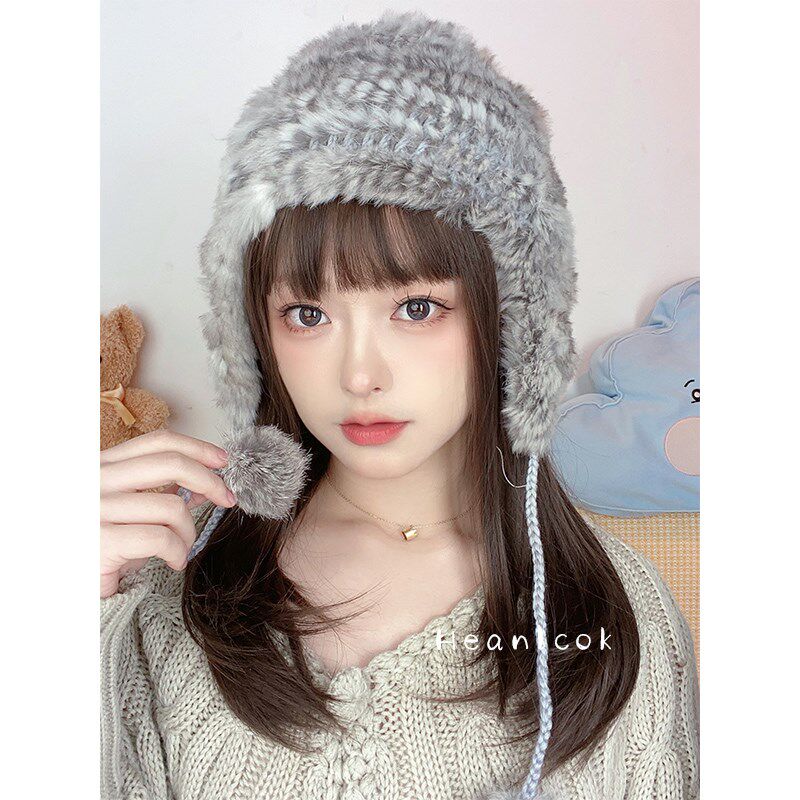 南优韩可可假发可爱日常甜美lolita软妹K少女棕色中长直发