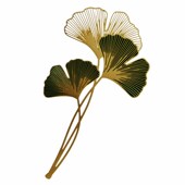 绿色银杏叶金属书签中国风古典文艺小清新简约镂空黄铜精致礼品