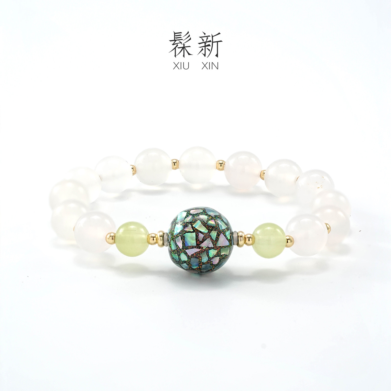 漆珠手串星隙螺钿镶嵌