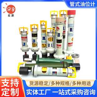 油浸式电力变压器油位计顶装压力释放型管式液位计玻璃油位指示计