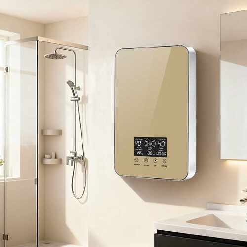小型家用电热水器8kw速热型过水热即热式8500w 即热即开恒温